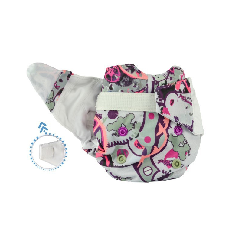 Pieluszka AIO (All-In-One), AWA, newborn, od 3,8 kg do 7 kg, rzep, MOMMY MOUSE