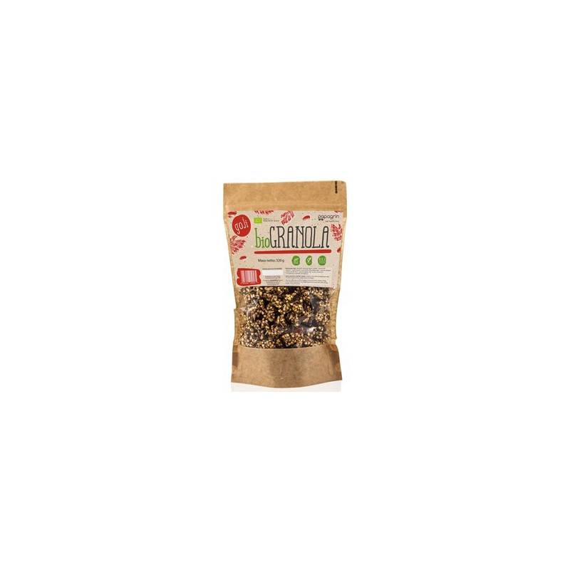 Granola z goji, bezglutenowa, BIO 320 g, Papagrin