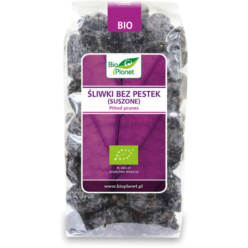 Śliwki suszone bez pestek BIO, 400 g, Bio Planet