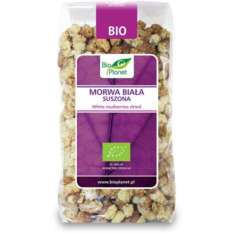 Morwa biała suszona BIO, 250 g, Bio Planet