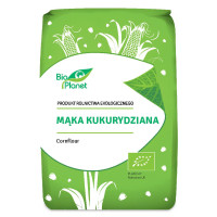 Mąka kukurydziana BIO, 1 kg, Bio Planet