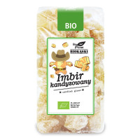 Imbir kandyzowany BIO, 400 g, Bio Planet