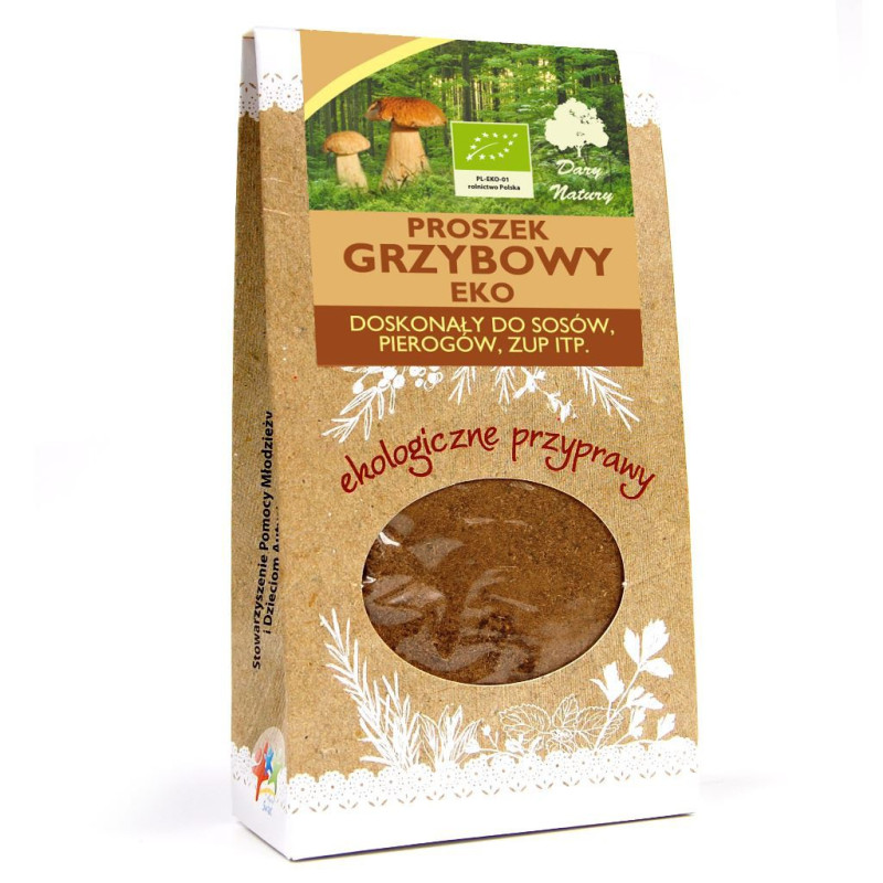 Proszek grzybowy EKO, 50 g, Dary Natury