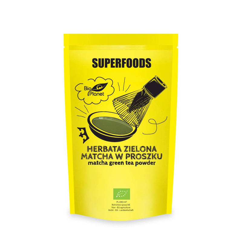 Herbata zielona matcha w proszku BIO, 100 g, Bio Planet