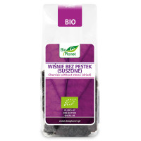 Wiśnie bez pestek, suszone, BIO, 100 g, Bio Planet