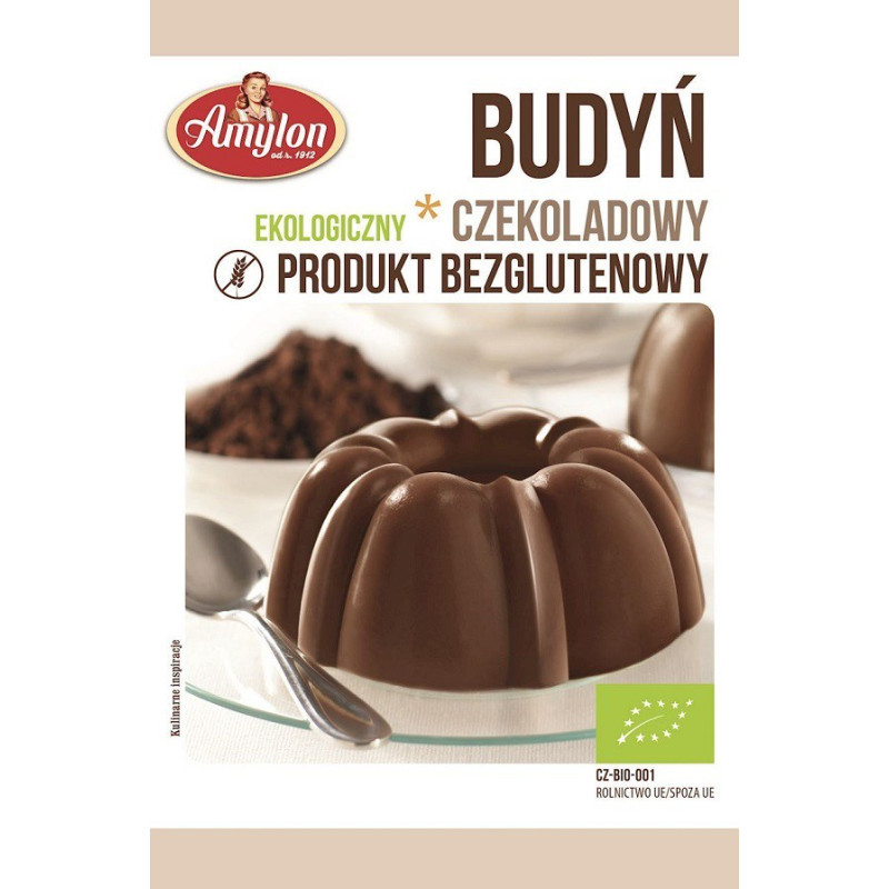 BUDYŃ CZEKOLADOWY (BEZGLUTENOWY) BIO 40 g - AMYLON