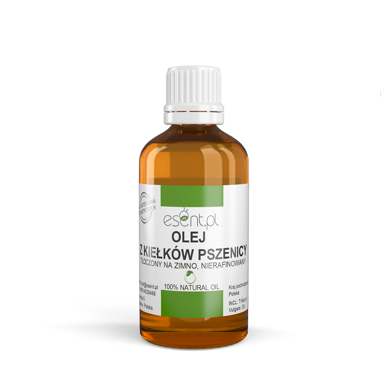 Olej z kiełków pszenicy, nierafinowany, 50 ml, Esent