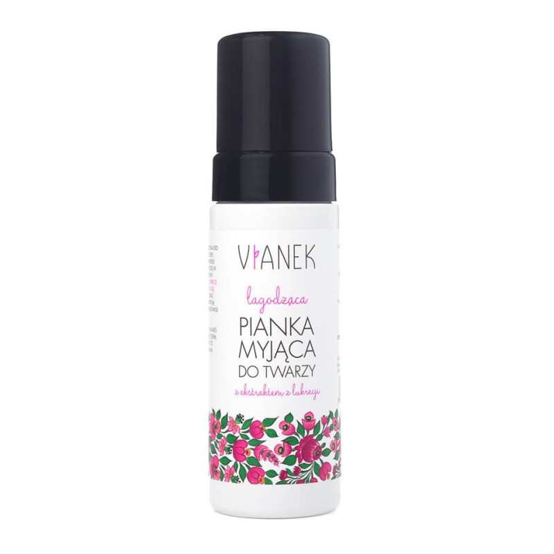 Łagodząca pianka do mycia twarzy, 150 ml, Vianek