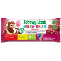 Zdrowy Lizak o smaku musującej wiśni, 1 sztuka, 6g, Zdrowy Lizak Mniam-Mniam