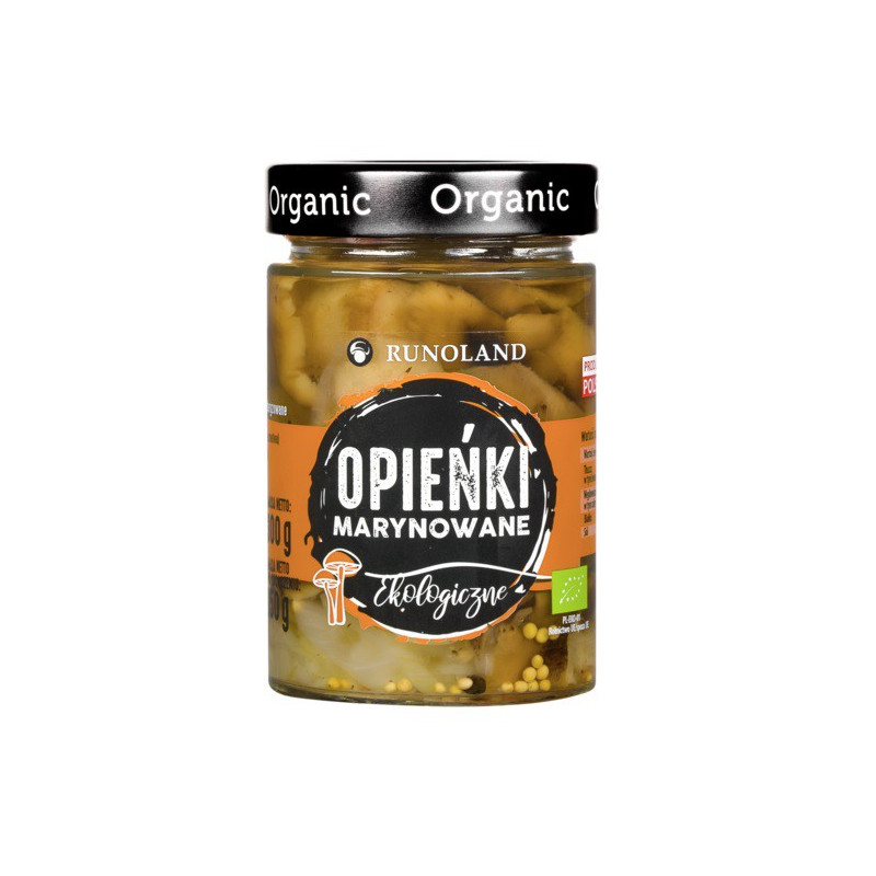 Ekologiczne opieńki marynowane, 300 g, Runoland