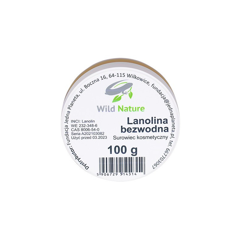 Lanolina bezwodna, 100 g, Wild Nature