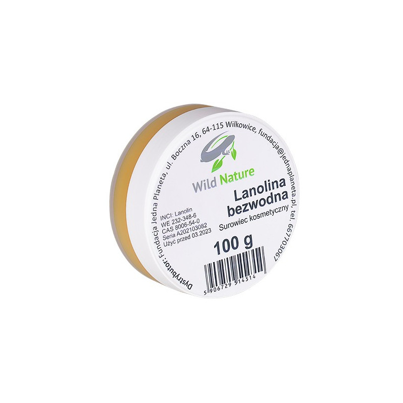 Lanolina bezwodna, 100 g, Wild Nature