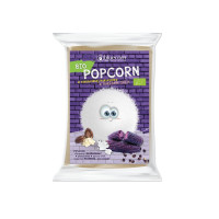 Popcorn z niebieskiej kukurydzy z masłem shea i solą, do przygotowania w mikrofalówce, bezglutenowy, BIO, 100 g, Bluecorn