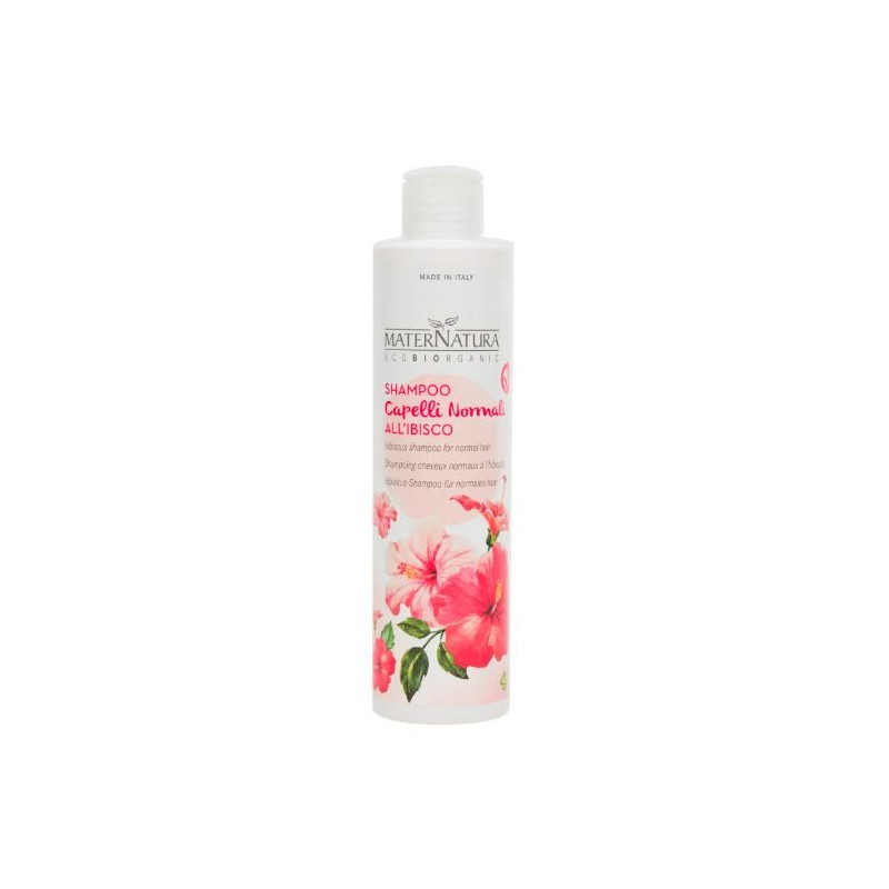 Szampon do włosów normalnych z hibiskusem, 250 ml, Maternatura