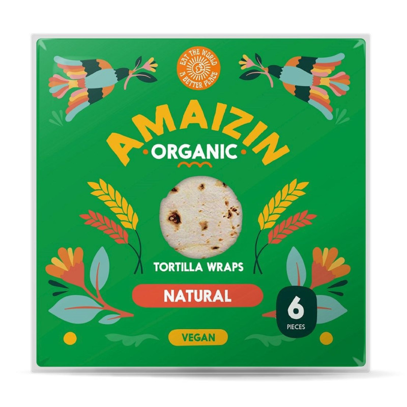 Tortilla Wraps, BIO, 240 g, AMAIZIN