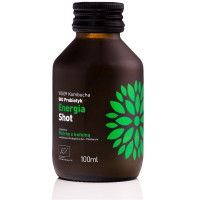 Shot Kombucha Energia, matcha z kofeiną, bezglutenowy, BIO, 100 ml, VIGO