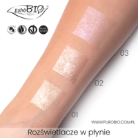 Rozświetlacz w płynie Stardust, kolor 01 - CHAMPAGNE, 12 ml, PuroBIO