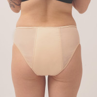 Majtki menstruacyjne Basic Sis Low Waist, NUDE, rozmiar XS, Sis Underwear