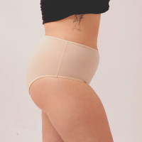 Majtki menstruacyjne Basic Sis High Waist, NUDE, rozmiar XS, Sis Underwear