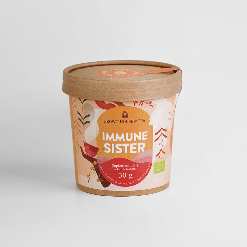 Immune Sister – SUPLEMENT DIETY na odporność, 50g, Brown House & Tea