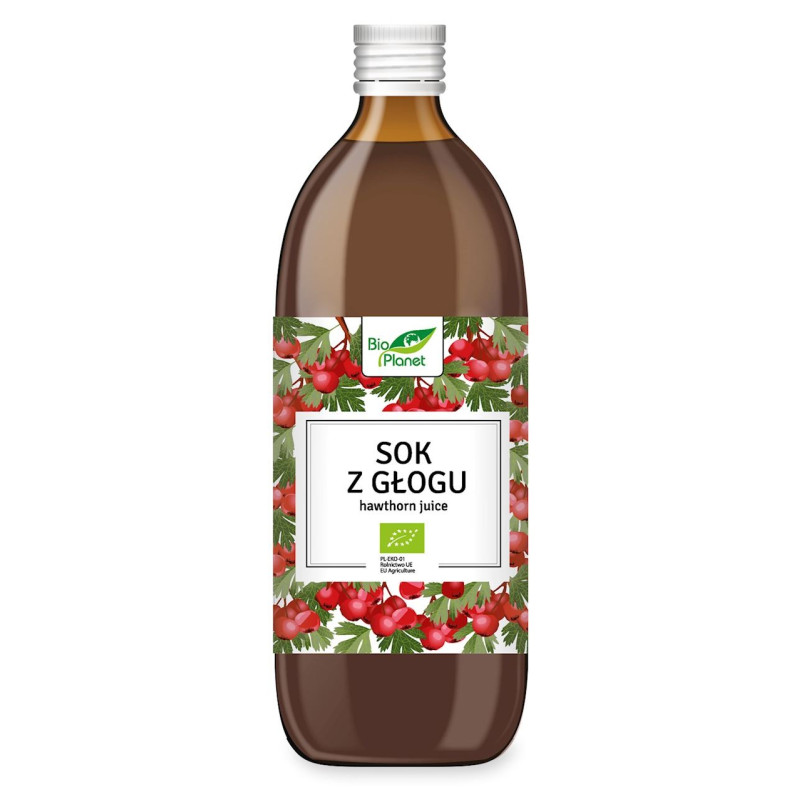 Sok z głogu, BIO, 500ml, Bio Planet