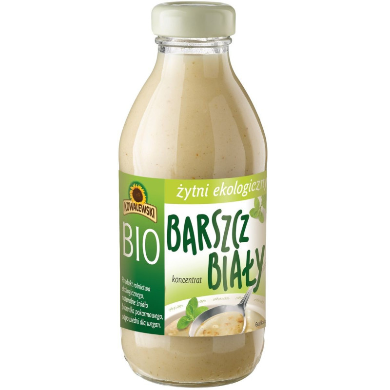 Barszcz biały żytni, koncentrat, BIO, 320ml, Kowalewski