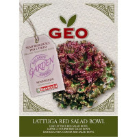 Sałata liściowa Red Salad Bowl, eko nasiona do wysiewu, 4,5g, Bavicchi