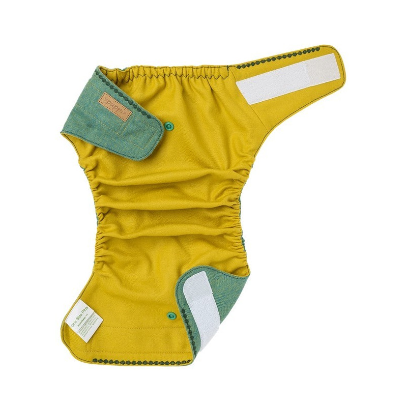 Otulacz wełniany SIO "Green Herringbone", OS+ (10-18 kg), rzep, Puppi