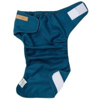 Otulacz wełniany, "ROYAL BLUE", Mini One Size (4,5-9,5 kg), rzepy, PUPPI