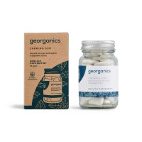 Naturalna guma do żucia w pojemniku, Mięta pieprzowa, 30 szt., Georganics