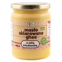 SÓL KŁODAWSKA - Masło ghee naturalne, masło sklarowane, 520 ml - Palce lizać