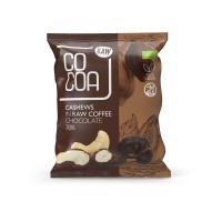 Orzechy nerkowca w czekoladzie kawowej 70%, BIO, 70g, COCOA