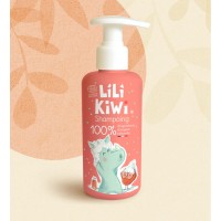 Naturalny, delikatny szampon do włosów, Truskawka z bitą śmietaną, dla dzieci, Cosmos Natural, 150ml, LiLiKiWi