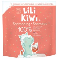 Naturalny, delikatny szampon do włosów, Truskawka z bitą śmietaną, dla dzieci, uzupełnienie, Cosmos Natural, 150ml, LiLiKiWi