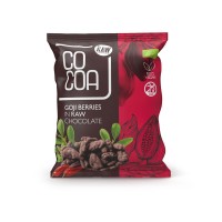 Jagody goji w surowej czekoladzie, BIO, 70 g, COCOA