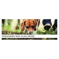 Worki na psie odchody, BioBag Dog, 20x32cm, 50 szt., w 100% biodegradowalne i kompostowalne, BioBag