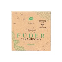 Naturalny Puder Ceramidowy, z ochroną Blue Light, 615 natural beige, 7g, Felicea