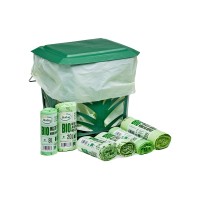 Worki na odpady organiczne i zmieszane, 6L, rolka 20 szt., w 100% biodegradowalne i kompostowalne, idealne do MaxAir II, BioBag