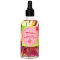 Naturalny olejek do ciała i masażu, Poranek kwitnącej róży, róża, sosna, magnolia, 100ml, Bracia Mydlarze