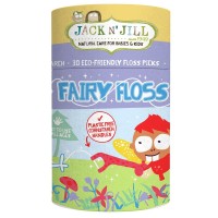 Nić dentystyczna dla dzieci, z rączką, Fairy Floss, 30 szt., Jack N' Jill