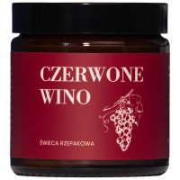 Świeca Czerwone Wino, rzepakowa, 120 ml, MgLife