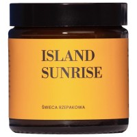 Świeca Island Sunrise, rzepakowa, 120 ml, MgLife