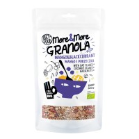 Granola More&More, Mango i Porzeczka, BIO, 300g, Diet-Food