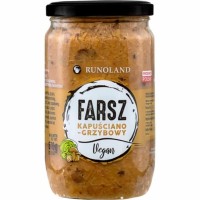 Farsz kapuściano-grzybowy, do pierogów i krokietów, wegański, 670g, Runoland