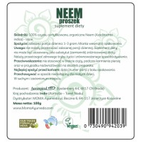 Neem - miodła indyjska, proszek, 100 g, Aurospirul